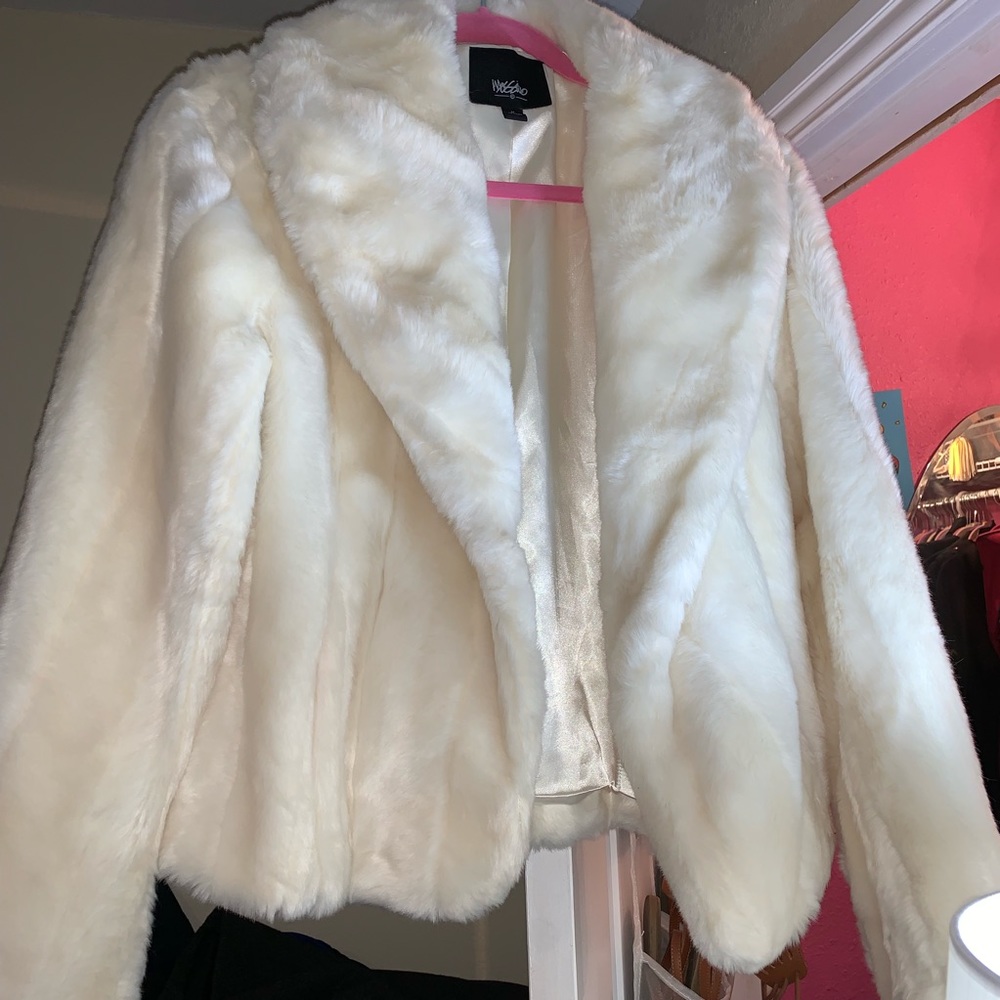 Faux fur jacket